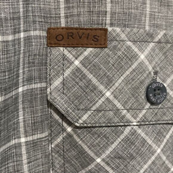 Orvis Short sleeve button down shirt Large - Picture 4 of 5